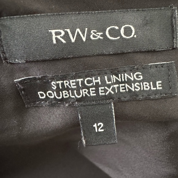 Blue RW&CO Fit and Flare Dress - Picture 3 of 5